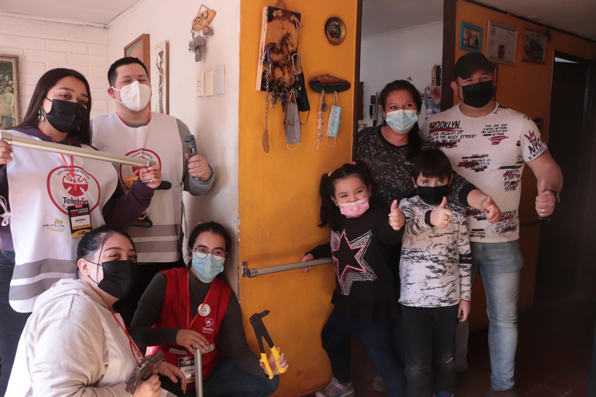 Teletón y sus voluntarios mejoraron la accesibilidad en casas de ...